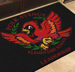 Premium Carpet School Logo Mats